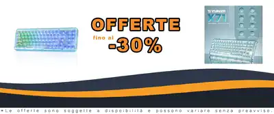 Tastiera Meccanica Yunzii X71 Transparente Con Chiavette Crystal Ice
