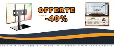 Supporto Ruotabile TV Multifunzione 32-60 Pollici Base Temperata