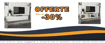Unità Murale TV con 2 Porte Piegabili 135 x 31 x 25 cm