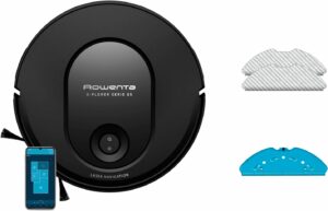 Rowenta Robot Aspirapolvere X-PLORER Serie 65 con Navigazione Laser e Sistema Smart Aqua Power