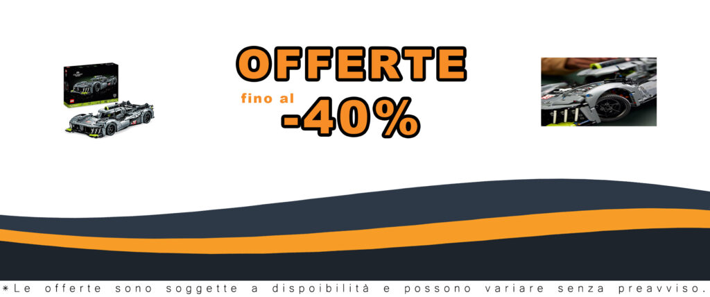 Modellino di auto da corsa LEGO Technic PEUGEOT 9X8 ibrido in scala 1:10