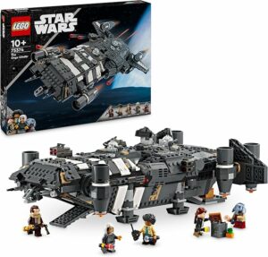 LEGO Star Wars Onyx Cinder 75374, astronave giocattolo della serie Skeleton Crew con 5 minifigure esclusive. 