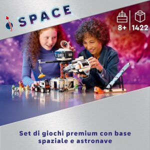 LEGO City Base Spaziale con astronave, rover e accessori