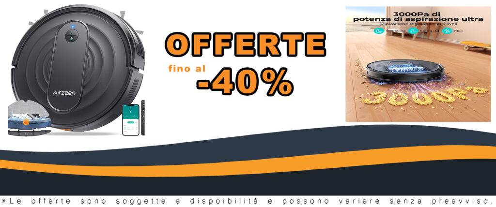 Airzeen CRV0001 Robot Aspirapolvere