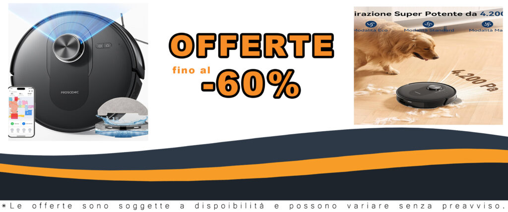 Proscenic Q8 Robot Aspirapolvere Lavapavimenti con navigazione laser, potente aspirazione e controllo smart - Recensione e offerte speciali