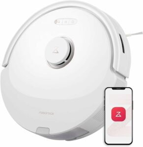 Roborock Q8 Max: robot aspirapolvere con spazzola DuoRoller, 5500 Pa e serbatoio d'acqua controllato elettronicamente