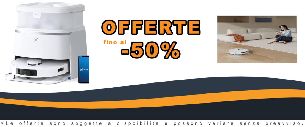 ECOVACS DEEBOT T30 PRO OMNI con mini stazione autopulente