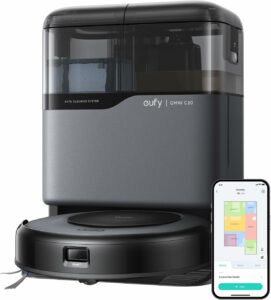 Eufy Robot Aspirapolvere Omni C20 con mappatura avanzata e stazione tutto-in-uno