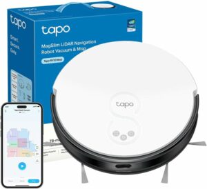 Tapo RV20 Mop Robot Aspirapolvere in azione