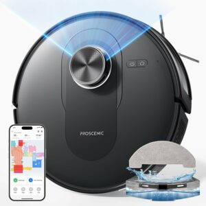 Proscenic Q8 Robot Aspirapolvere Lavapavimenti in azione