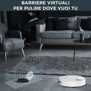 Rowenta RR7687 X-Plorer Serie 75: robot aspirapolvere con mappatura laser e funzione lavapavimenti.