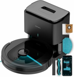 Cecotec Robot Aspirapolvere Conga 8490 Ultimate, navigazione laser e base autopulente  