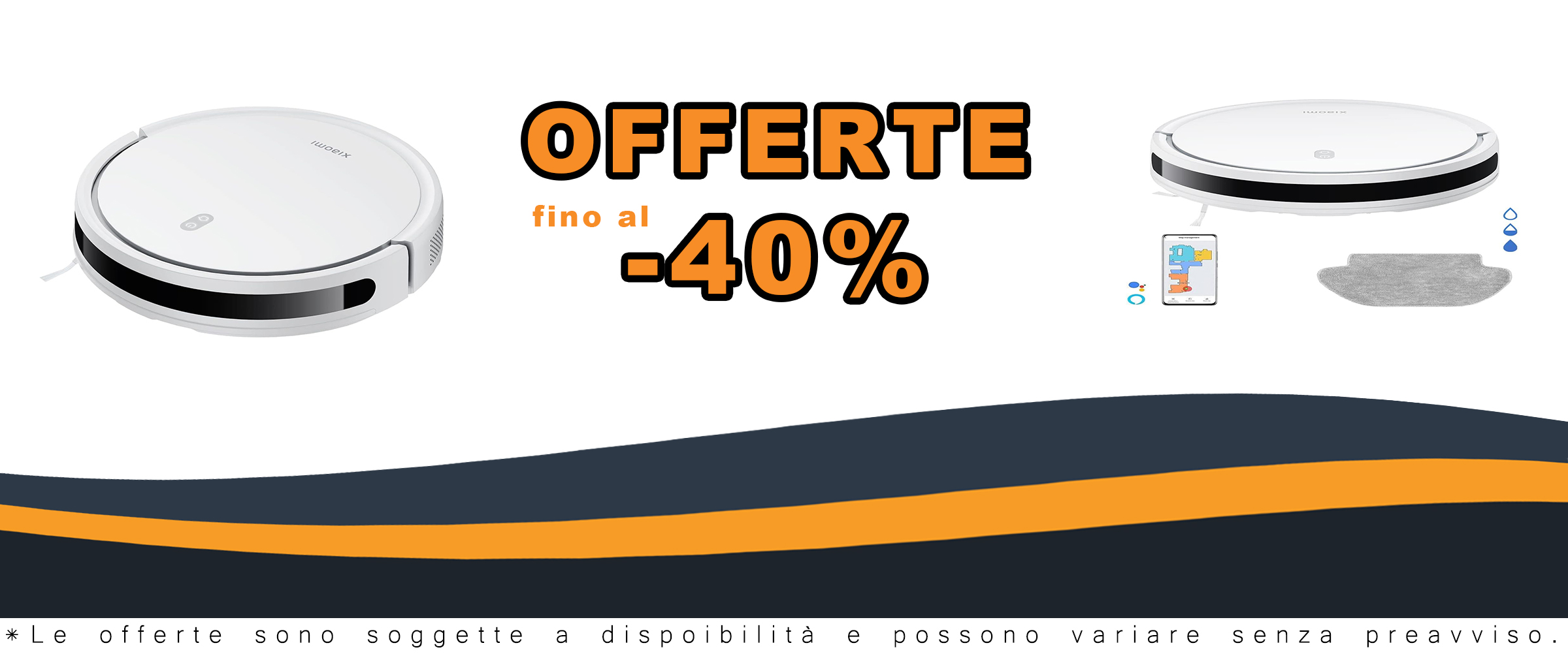 Xiaomi Robot Vacuum E12, robot aspirapolvere con codici sconto attivi