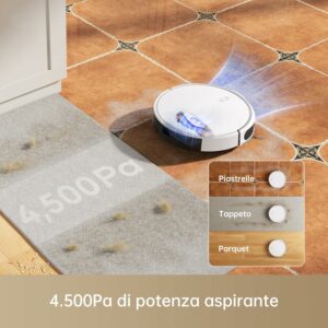 Dreame Mova M1 Robot Aspirapolvere: pulizia potente e versatile  