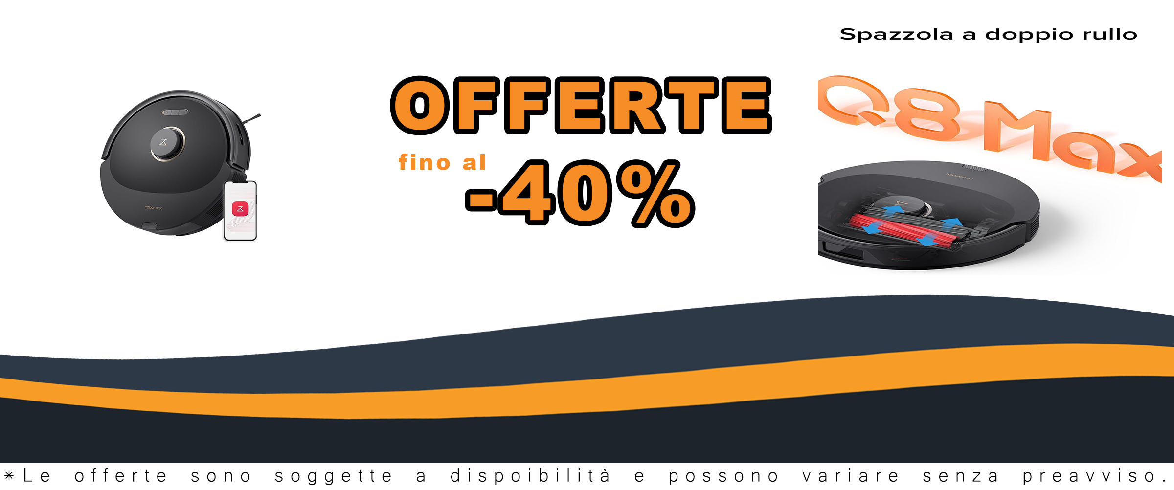 Roborock Q8 Max, robot aspirapolvere intelligente con 5500 Pa  