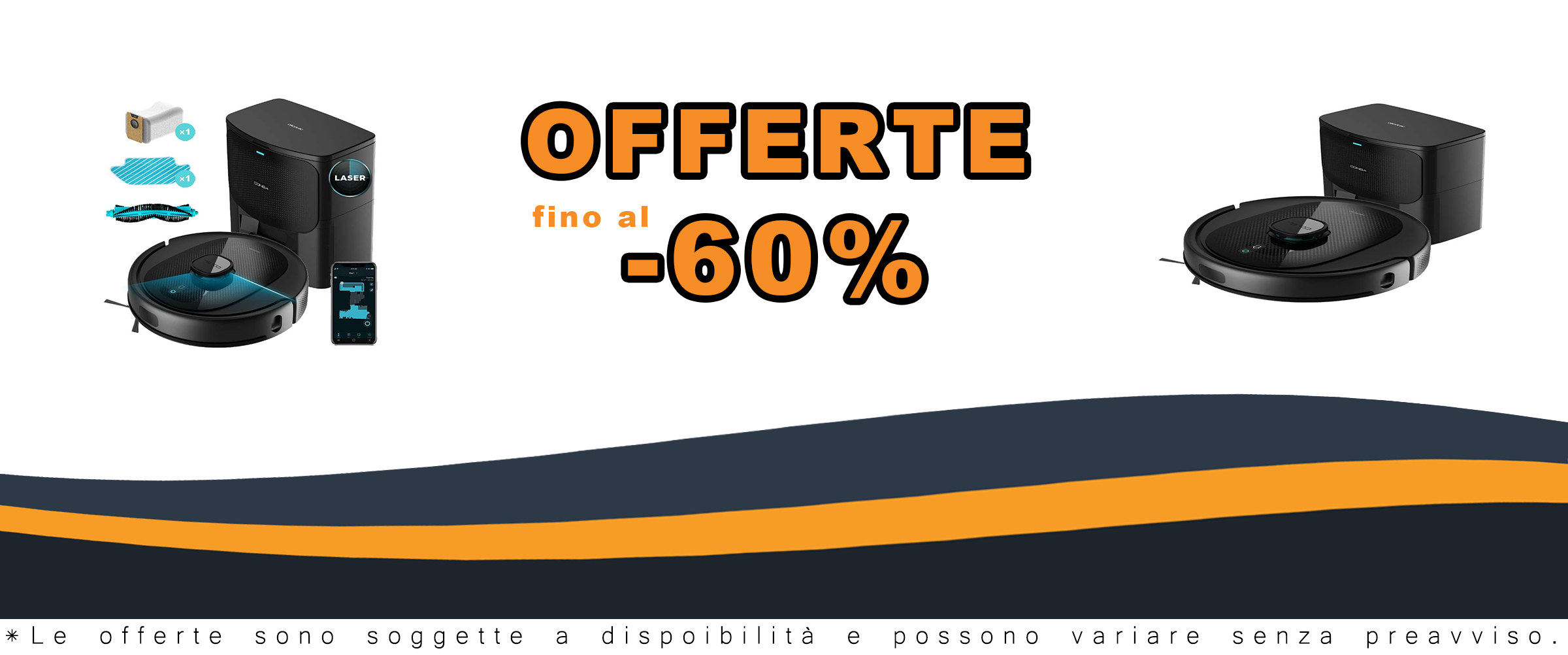 Cecotec Robot Aspirapolvere Conga 7490 con navigazione laser  