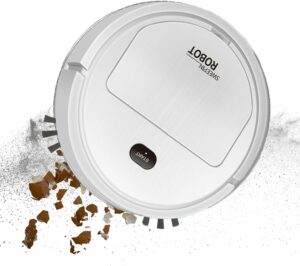 Robot aspirapolvere e lavapavimenti combinato in azione