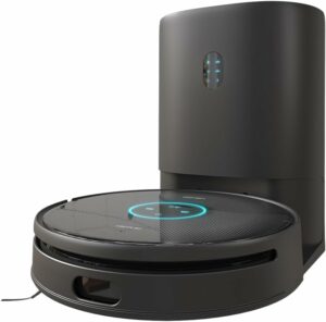 Cecotec Robot Aspirapolvere Conga 12090 con base di auto-svuotamento e navigazione laser