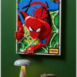 LEGO ART The Amazing Spider-Man 31209 costruito come decorazione per la casa