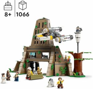 LEGO Star Wars Base Ribelle Yavin 4 con minifigure e Y-wing
