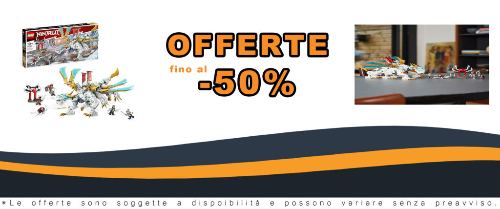 LEGO NINJAGO Drago di Ghiaccio di Zane con sconti e coupon
