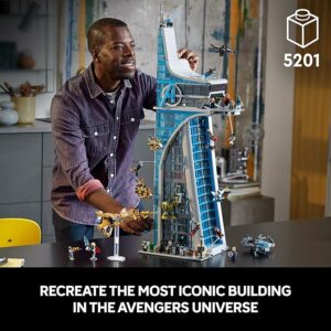 LEGO Marvel Avengers Tower Building Kit - Quartier Generale degli Avengers