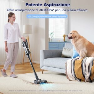 Aspirapolvere senza fili MIUZZY 30kPa, potente e versatile, con offerte e codici sconto.