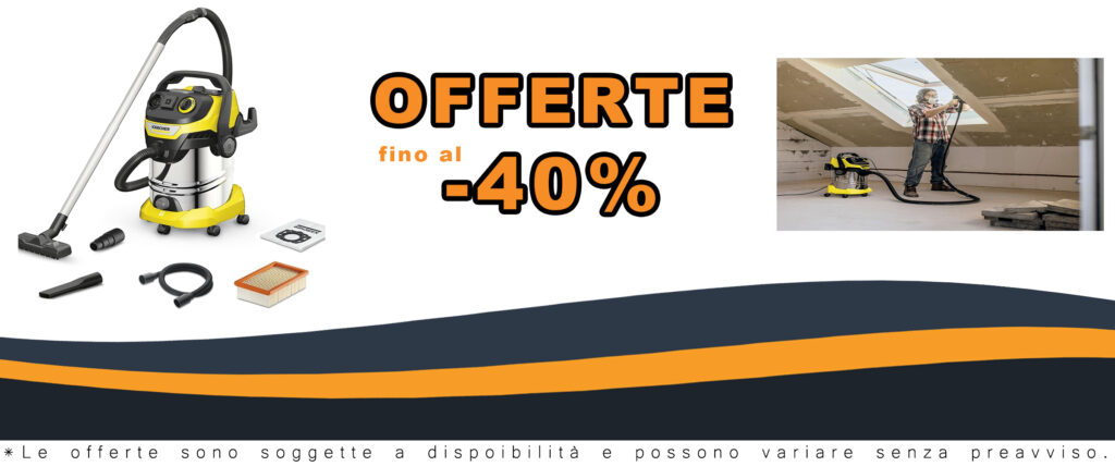 Bidone aspiratutto Kärcher WD 6 P S V-30/6/8/22/T giallo e nero, potente e versatile.
