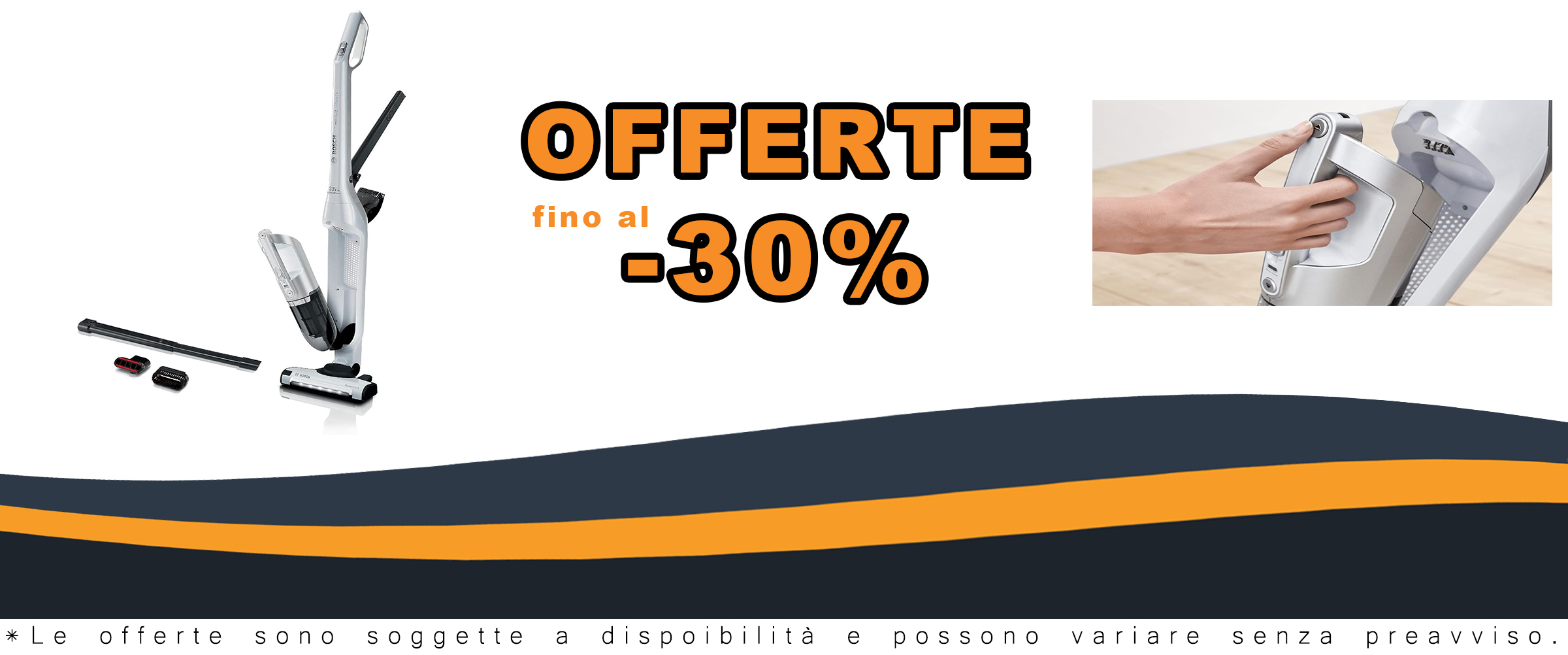 Bosch BCH3P2301 Flexxo Gen2 Serie 4 scopa elettrica ricaricabile bianca