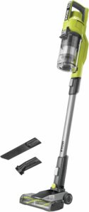 Ryobi RSV18-0 Aspirapolvere a Batteria 18V ONE+ in azione con spazzola motorizzata