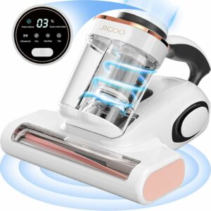 Aspirapolvere antiacaro JIGOO J300 con luce UV per materassi e tessuti  