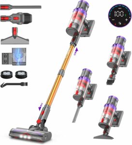 Immagine del Coovy SU7, Aspirapolvere senza fili con touchscreen LED  
