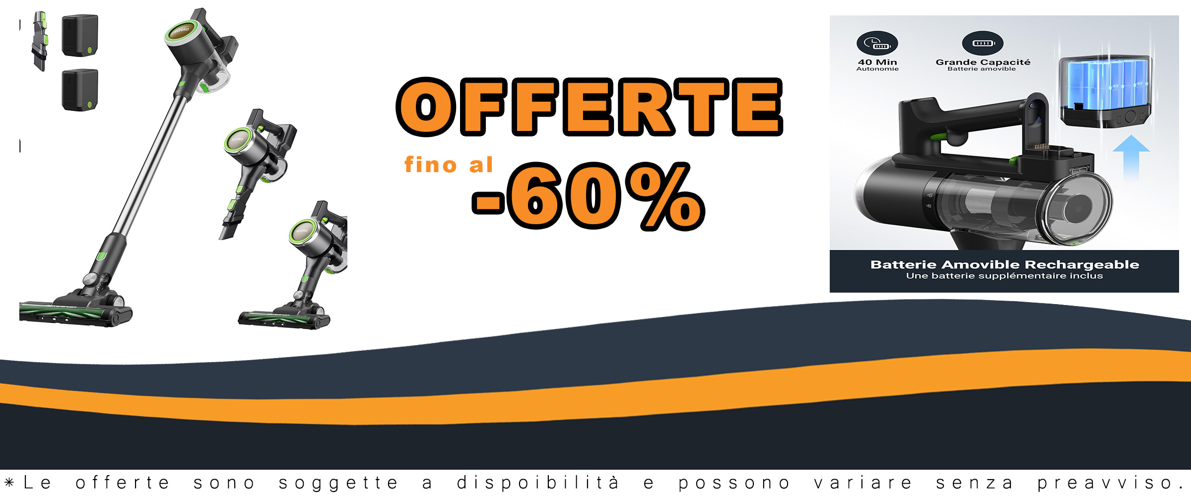 Eureka NEC370 Aspirapolvere senza fili in uso su tappeti e pavimenti con batteria ricaricabile e design 3-in-1  