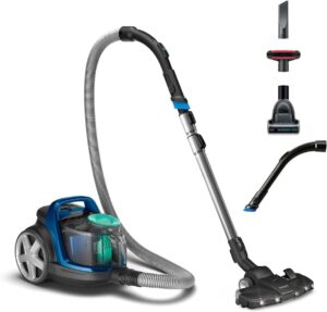PHILIPS 5000 Series Aspirapolvere Senza Sacco con motore da 900 W e filtro Allergy H13  