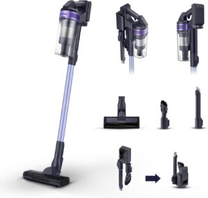 Samsung Aspirapolvere Senza Fili Jet 60 Turbo, Violet, design senza sacco, autonomia fino a 40 minuti  