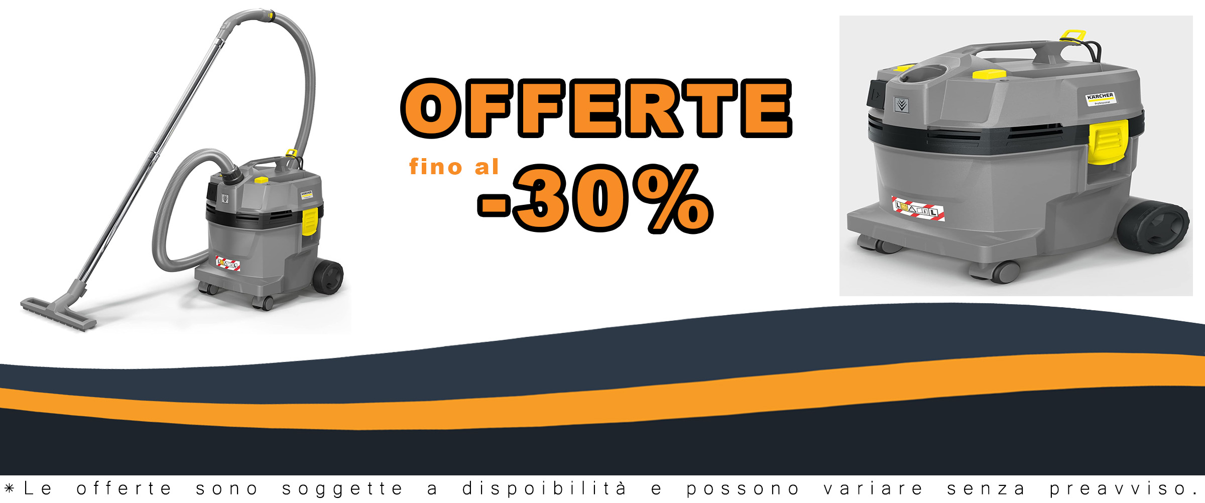 Aspiratore Kärcher NT 22/1 Ap Te L per solidi e liquidi con potenza 1.300 W e bidone da 22 litri  