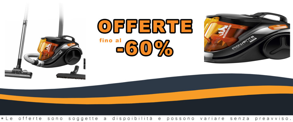 Aspirapolvere Rowenta RO3753EA Compact Power Cyclonic, tecnologia ciclonica, arancione e nero