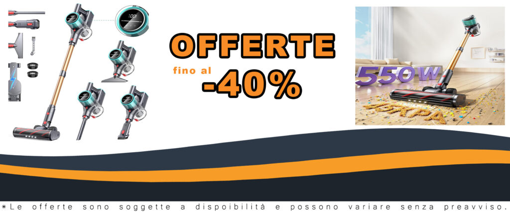 Powerffy Aspirapolvere Senza Fili Hero10, potente e versatile, ideale per moquette, pavimenti duri e rimuovere i peli di animali.