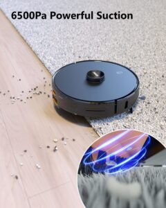 Imou Robot Aspirapolvere 6500 Pa RV1 PRO con stazione di aspirazione automatica e navigazione Lidar