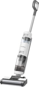 Tineco iFloor Breeze Essentials FW040900DE, aspirapolvere a secco e bagnato in grigio/bianco, ideale per pavimenti duri
