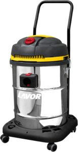 Lavor Aspirapolvere WD 255 XE con 2 motori ad alta efficienza, ideale per polveri e liquidi, con serbatoio da 55 litri e presa per elettroutensili.