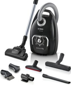 Bosch Serie 8 BGL8XALL Aspirapolvere con sacchetto bianco, potente e versatile per una pulizia profonda di ogni superficie