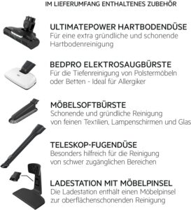 Aspirapolvere a batteria AEG Accustofzuiger AS52CB25UG, bianco, 25,2V  