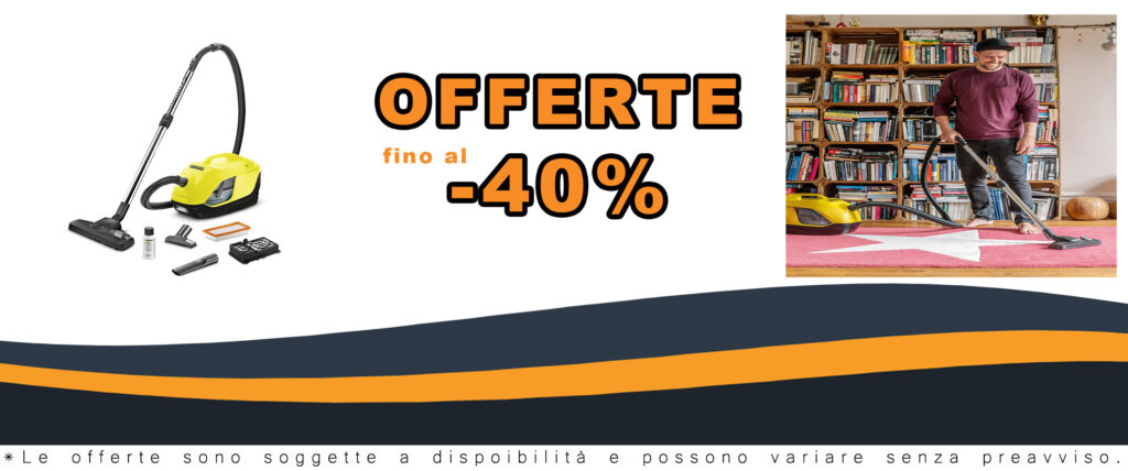 Aspirapolvere Kärcher DS 6 con filtro dell'acqua e accessori per mobili, giallo/nero.
