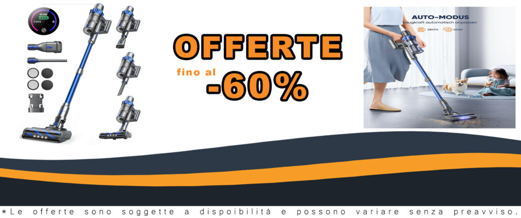 Buture Pro Aspirapolvere Senza Fili 450W/33Kpa, potente e versatile, ideale per pavimenti, tappeti e peli di animali.