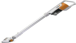 Aspirapolvere ciclonico senza fili Turbo Silence con kit Animal Care e filtro HEPA, ideale per una pulizia efficace e silenziosa.