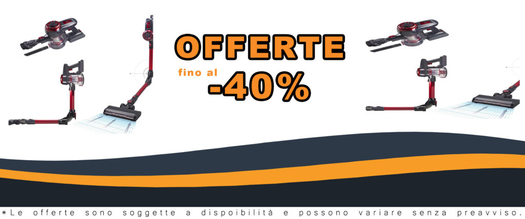 Aspirapolvere BEPER P202ASP100 senza fili con tubo flessibile, filtro lavabile e potenza da 120W.