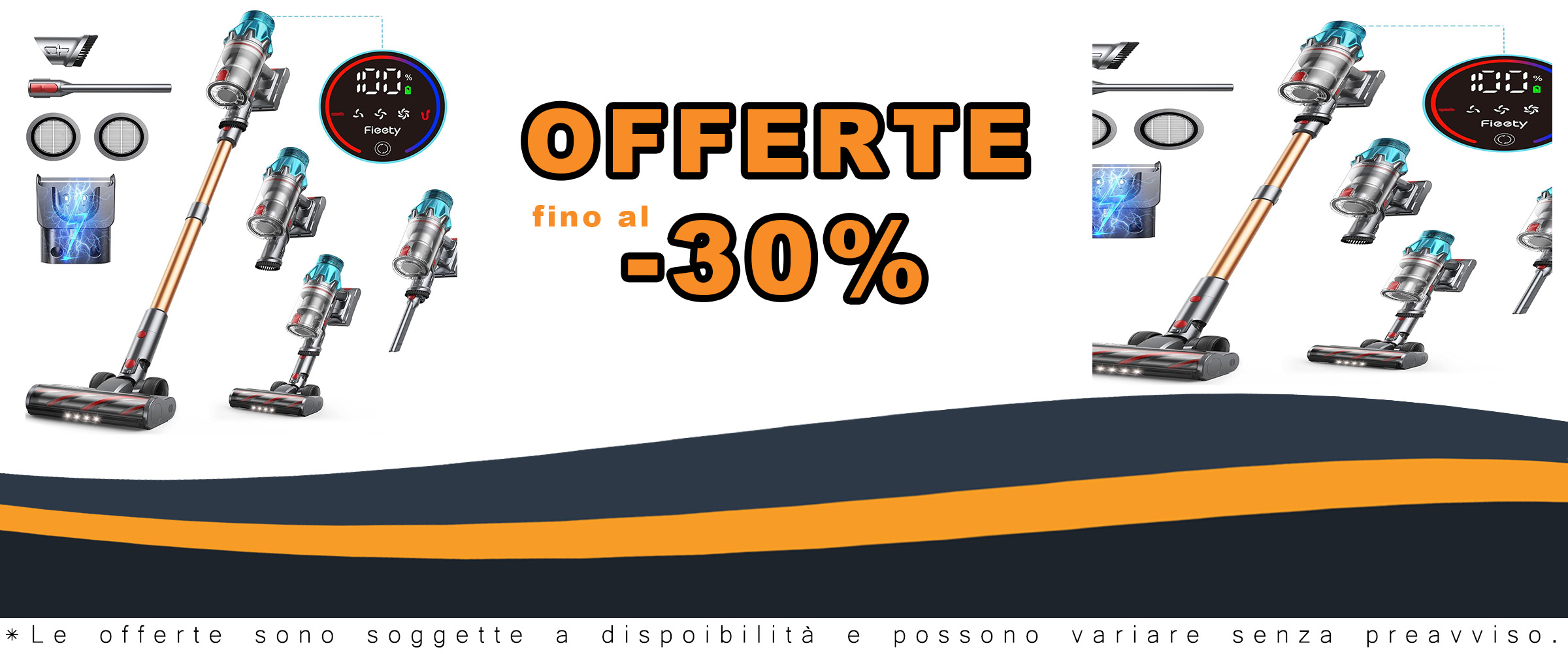 Aspirapolvere senza fili 550W 45Kpa, scopa elettrica potente con carica a parete per pavimenti e tappeti, display OLED smart