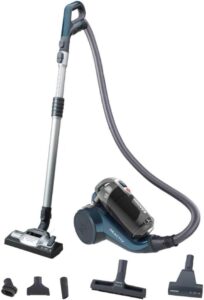 Hoover Reactiv RC60PET 011, Aspirapolvere Ciclonico a Traino, Senza Sacco, con Spazzola Parquet e Filtro EPA