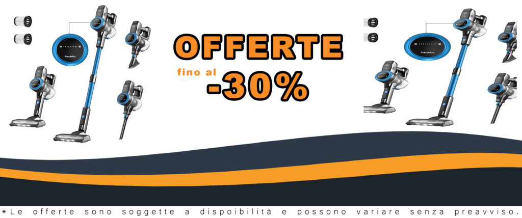 Aspirapolvere FABULETTA FSV001, potente e versatile, ideale per pavimenti duri, moquette e peli di animali